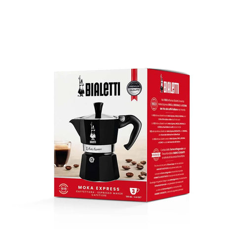 Bialetti Moka Pot 3 Espresso Cup – Italian Stovetop Espresso Maker