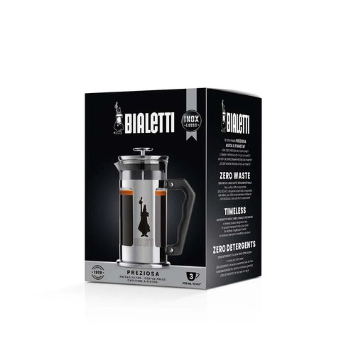 Bialetti Preziosa French Press 3 Cup – Coffee & Tea Maker