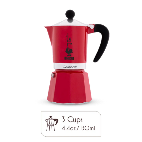 Bialetti Rainbow Moka Pot – Italian Stovetop Espresso Maker