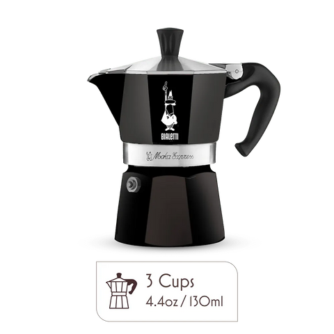 Bialetti Moka Pot 3 Espresso Cup – Italian Stovetop Espresso Maker