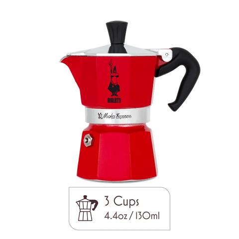 Bialetti Moka Pot 3 Espresso Cup – Italian Stovetop Espresso Maker