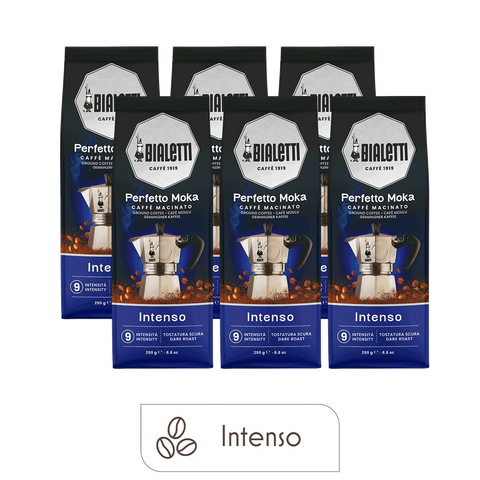 Perfetto Moka Ground Coffee Intenso (6-Pack, 8.8 oz each)