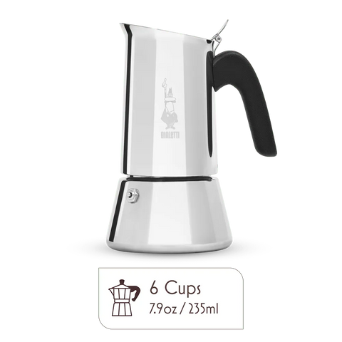 Bialetti Venus Stainless Steel Moka Pot – Stovetop Espresso Maker